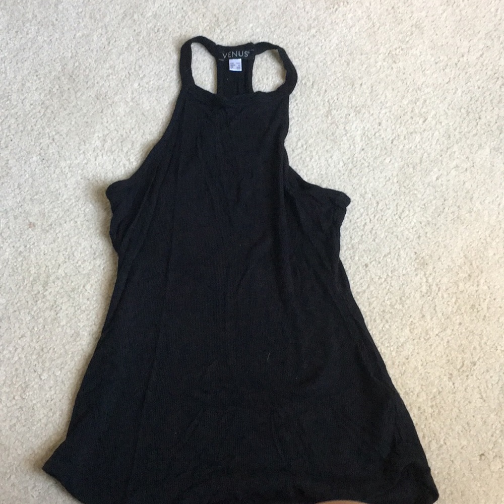 Black tank top